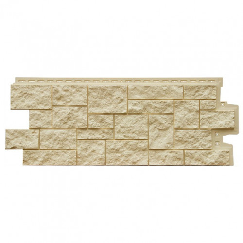 Фасадная панель Дикий камень Classic Бежевый 388х978мм (0,38м2) Grand Line