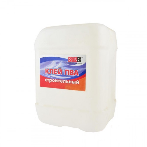 Клей ПВА Строительный, 10 кг Brozex