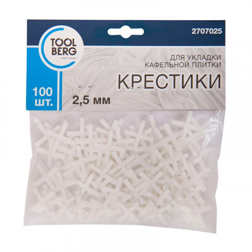 Крестики для укладки плитки 2,5мм 100шт. T4P 2707025