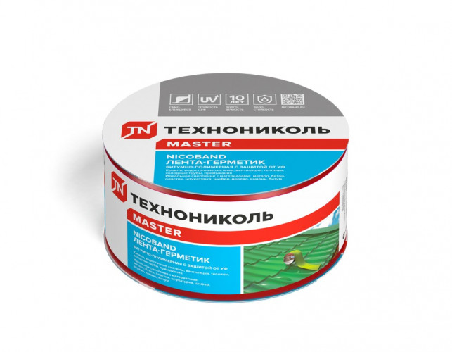Лента-герметик 75мм*10 м NICOBAND красная