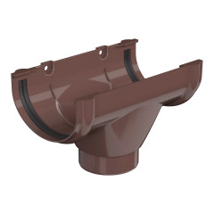 Воронка желоба ПВХ, Коричневый Оптима Технониколь 079445