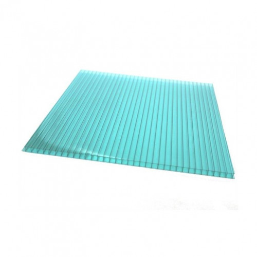 Сотовый поликарбонат 10мм Бирюза 2,1х6м Соталюкс 1кг/м2