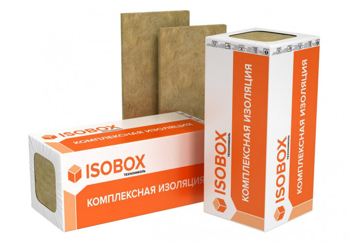 Теплоизоляция ISOBOX Руф 60 160 кг/м3 (100*600*1200) 3шт. 2,16м2 (0,216 м3) Технониколь