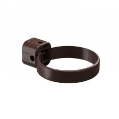 Хомут универсальный для водосточной трубы, шоколад Деке LUX