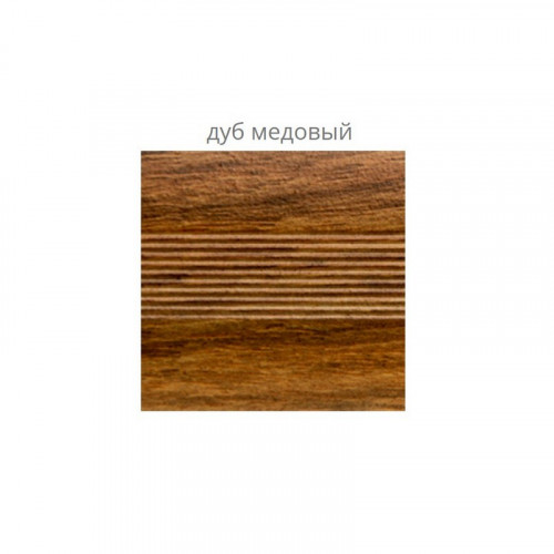 Стык с дюбелем 35х900мм Дуб Медовый алюминиевый Русский профиль