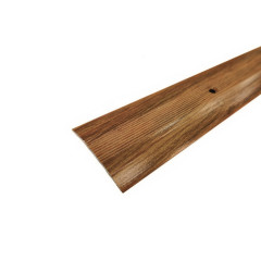 Стык с дюбелем 35х900мм Дуб Медовый алюминиевый Русский профиль