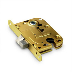 Замок под цилиндровый механизм Апекс 6000-G золото