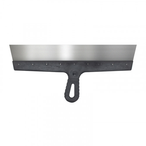 Шпатель фасадный нержавеющий прямой, 450мм, Бибер 35209