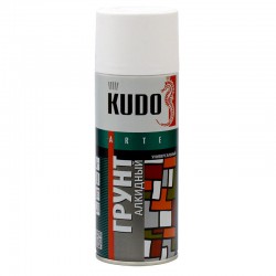 Грунт аэрозольный алкидный KU-2004 белый KUDO 520мл