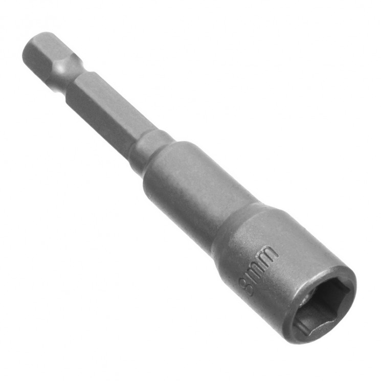 Насадка магнитная 6-гранная, сталь CrV 8*65 мм, Ремоколор 33-3-837