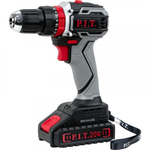 Дрель аккумуляторная ударная 20В, 2х1,5 Ач, 1450 об/мин Li-lon P.I.T. PSR18-D4