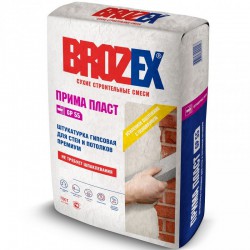 Штукатурка гипсовая Brozex GP 55 Прима Пласт 30кг