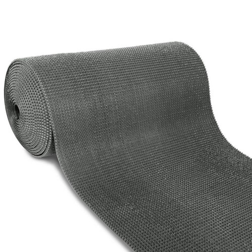 Щетинистое покрытие Альфа-стиль 0,9х15м, серый металлик 128 (13.5м2)