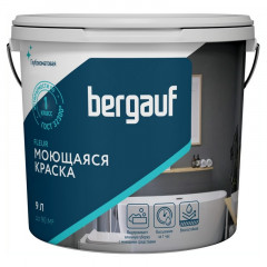 Краска ВД моющаяся интерьерная Bergauf Fleur, база С, 9 л/12,5 кг