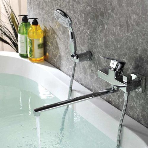 Смеситель универсальный плоский излив, 350мм, Basis LeMark LM3617C