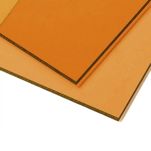 Монолитный поликарбонат 2050х3050х4мм (терракот) Рациональ Казанский