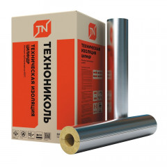 Скорлупа базальтовая цилиндр ТЕХНО 120ФА 1200х57х40мм 1 сегмент Технониколь