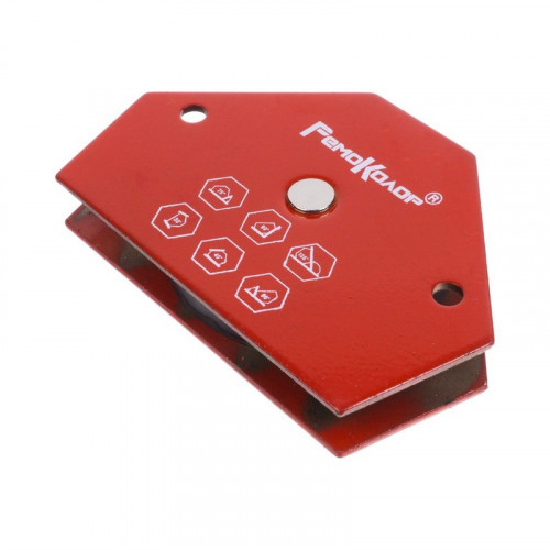 Угольник магнитный для сварки (держатель) 25LBS/11кг, углы 30,45,60,75,90,135 РемоКолор 73-0-206