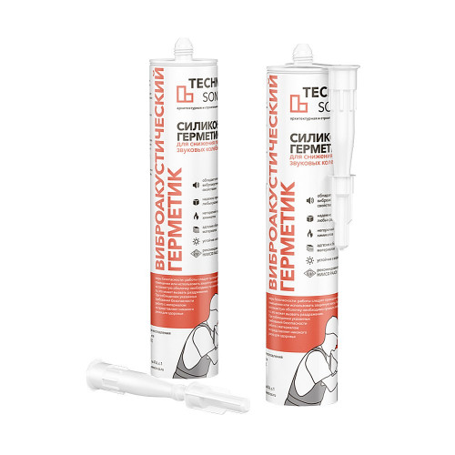 Герметик силиконовый Сонетик (Sonetic) виброакустический 310мл, ТехноСонус