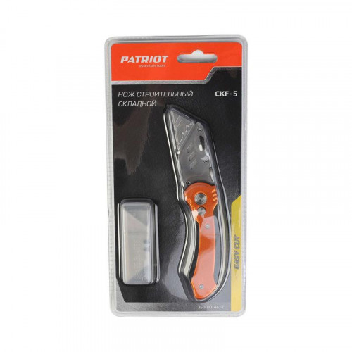 Нож строительный с трапециевидным лезвием CKF 5 Patriot 350004412