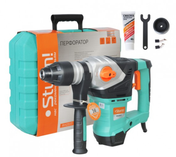 Перфоратор электрический SDS plus 1700 Вт, 880 об/мин, 3 режима Sturm RH2517