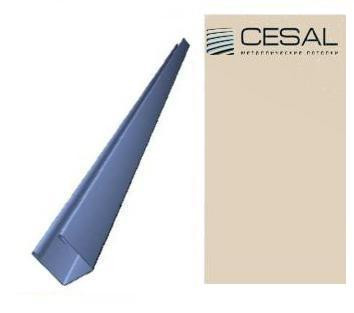 П-профиль С07 14*14*3000мм, Бежевый жемчуг Cesal (Альконпласт)