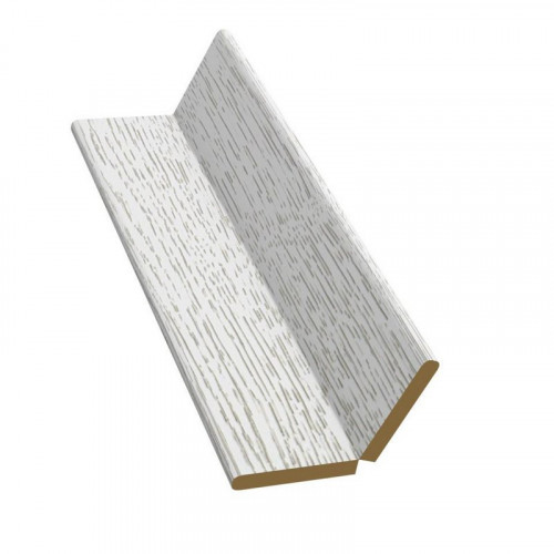 Угол складной МДФ 2710*55*6мм Ясень белый, Ламинели