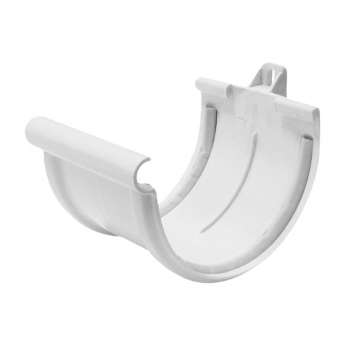 Соединение желоба ПВХ белое Мурол