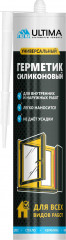 Герметик силиконовый универсальный черный Ultima U, 280 мл