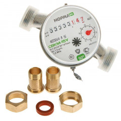 Счетчик воды СВКМ-15У НОРМА с обратным клапаном