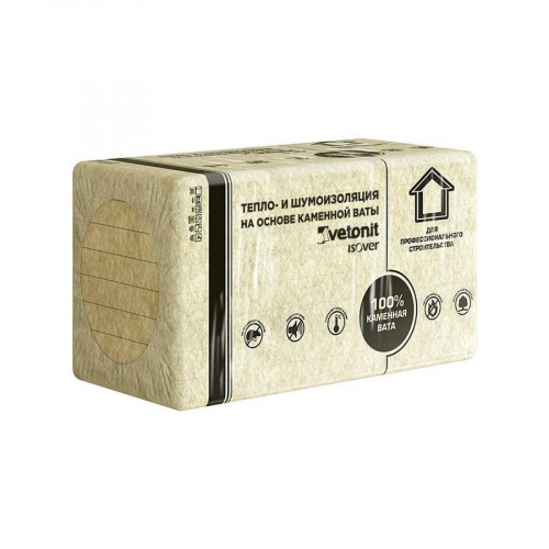 Утеплитель ISOVER Руф В 180 кг/м3 (50х600х1000 мм) 4шт. 2,4м2 (0,12м3)