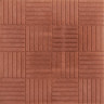 Плитка тротуарная 300x300x30 мм Паркет красная
