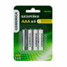 Батарейка ААА мизинчиковая алкалиновая, 4 шт Generica L04-G
