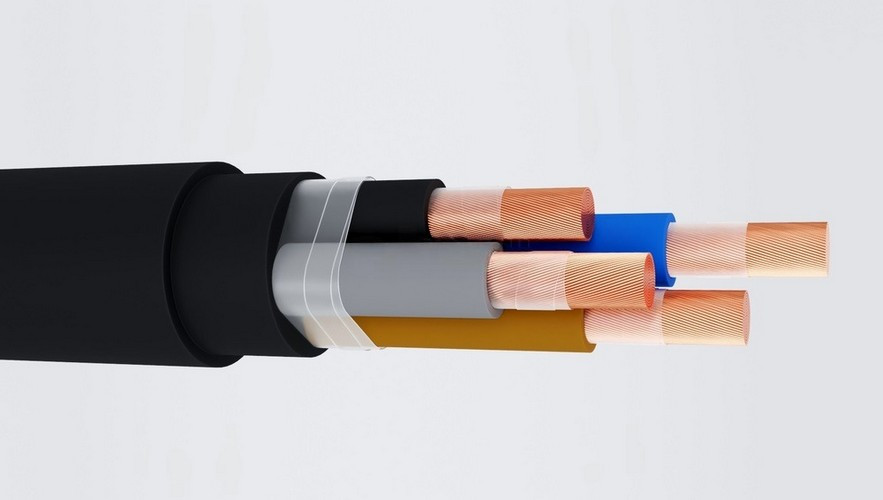 Кабель КГ 3х4+1х2.5 , 1м