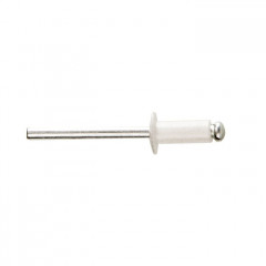 Заклепки вытяжные комбинированные 3,2х8 алюминий/сталь, RAL9003, 1шт