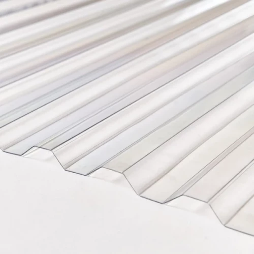 Поликарбонат трапеция МП/С-20 2000х1150х1,3мм (Прозрачный) Berolux