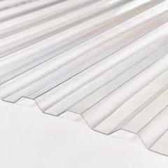 Поликарбонат трапеция МП/С-20 2000х1150х1,3мм (Прозрачный) Berolux