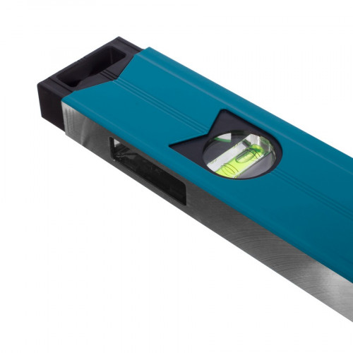 Уровень алюминиевый 800мм усиленный, магнитная лента, 2 глазка + зеркальный РемоКолор 17-0-108