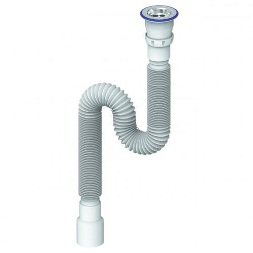 Сифон с гибкой трубой 1 1/2х40 40х50мм 1200мм Unicorn D230