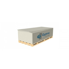 Гипсокартон ГКЛВ Gyproc 2500х1200х9.5мм влагостойкий Аква Лаит