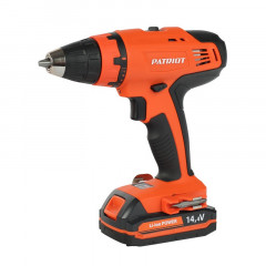 Дрель-шуруповерт аккумуляторная 14,4В, 2х1,5 Ач, Li-lon BR 140 Li Patriot 180301520