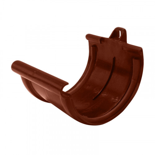 Соединение желоба ПВХ коричневое Мурол