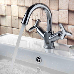 Смеситель для умывальника поворотный излив, хром Spirit LeMark LM1907C