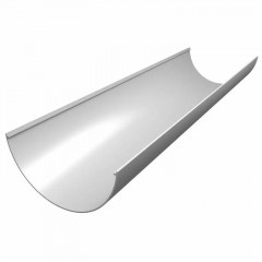 Желоб водосточный ПВХ 3м, Белый Grand Line Standart D120/90