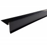 Планка торцевая 75х25х65х5мм 2м RAL 9005 черный, Технониколь 569081