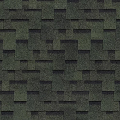 Гибкая мягкая черепица Шинглас (Shinglas) Оптима Аккорд, Зеленый 3м2, Технониколь