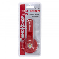 Клемма массы магнитная 200А, круглая, диаметр 55мм, 16LBS/17кг РемоКолор 73-0-208