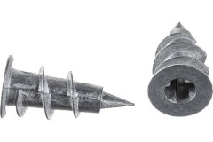 Дюбель Driva 15х29мм металлический для гипсокартона со сверлом, 100шт