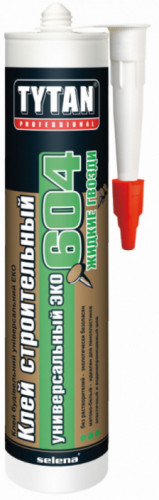 Клей строительный Tytan Professional 604 универсальный белый ЭКО 440гр