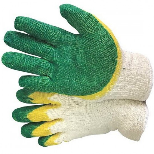 Перчатки утепленные х/б с двойным латексным обливом